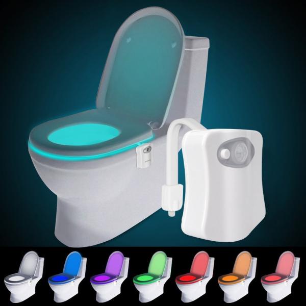 ABS Small Motion Night Light LED Toilet Bowl Light Energy Saving High Efficiency