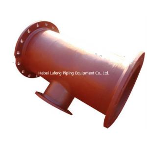 DN1000x800x1000mm Ductile Iron Pipe Fitting All flanged tee