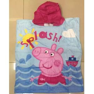 China Summer Baby Bathrobe Children Beach Cloak Hooded Towel Bathrobe Towel supplier