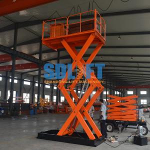 China 2t 3m Self Leveling Scissor Lift Hydraulic Material Handling supplier