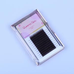 China Synthetic Hair Eyelash Individual Extensions 0.05mm Caramel Color 6-16MM Length supplier