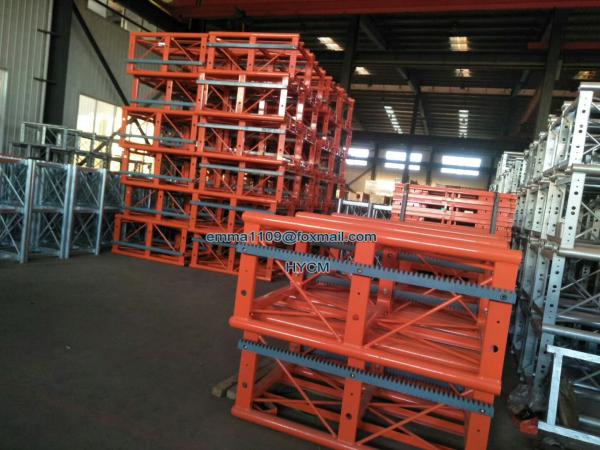650MM Mast Sections Building Construction Hoist Spare Parts 1.508m Height
