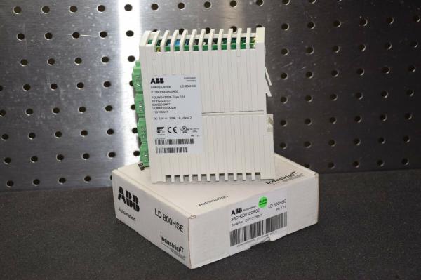 3BDH000320R02 LD 800HSE new original,  module for DIN rail mounting Exchange with 4 H1 links and one HSE connector.