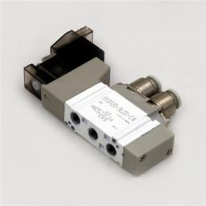 China White Single Coil Solenoid Valve , SMC Type Three / Two Way Air Valve supplier