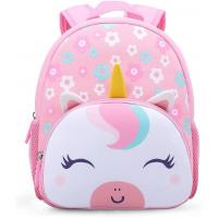 China 3D Cartoon Neoprene Animal Schoolbag Waterproof Lunch Box Carry Bag For Kids on sale