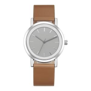 China Women High Accuracy Quartz Watches 12 Month Guarantee With Brown Leather Band supplier