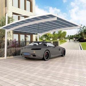 China Décoration en polycarbonate en aluminium Carport avec toit en polycarbonate pour la protection du véhicule supplier