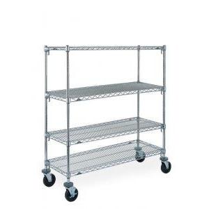 China Stainless Steel Atrinity Heavy Duty Wire Shelving Rack , NSF Chrome Shelving supplier