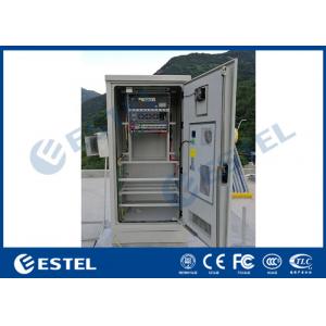 Double Wall Outdoor Electrical Cabinet One Compartment Galvanized Steel Theftproof