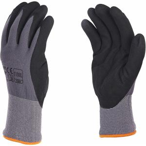China 15G Nylon Spandex Sandy Nitrile Coated Work Gloves For Excellent Grip Customized Color supplier