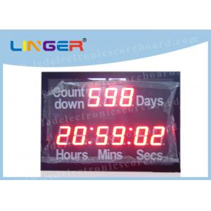 Outdoor Days Hours Minutes Seconds Countdown Timer Led For Countdown / Up