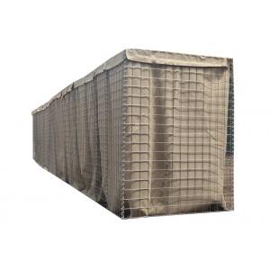 Professional Sand Wall Hesco Barrier 3- 5 Mm Wire Diameter For Military Protection