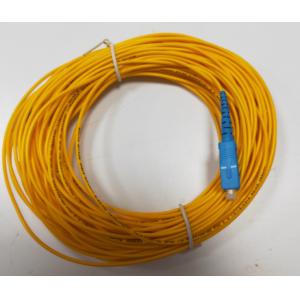 China Anti Wear 2.0-25m SC SC Fiber Patch Cord With Insert / Pull Latching Connector supplier