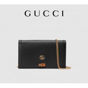 ODM Branded Messenger Bag Gucci Diana Wallet On Chain Bamboo Lock