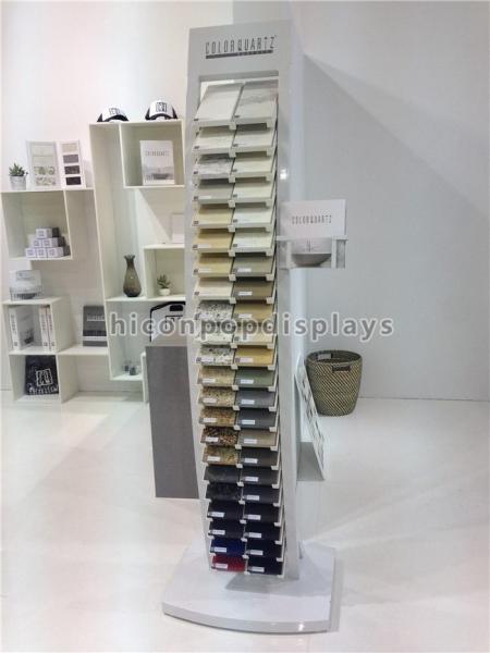 44 Pieces Square Quartz Tile Display Racks / Tile Show Stand For Stone Products