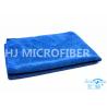 Professional Royal Blue Window Car Cleaning Cloth / Microfiber Drying Towel For