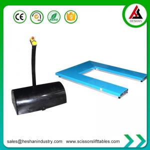 China 1500KG U Type Economic Electric Hydraulic Hand Pallet Lift Table supplier