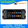 Ouchuangbo car gps multi media android 7.1 for Chrysler Gran Voyager del 2010