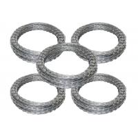 China Flat Wrap Low Carbon Steel Bto 22 Razor Blade Fencing Wire Coil Diameter 200-980mm on sale