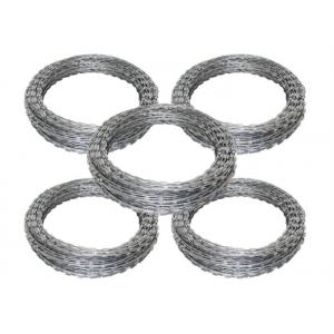 China Flat Wrap Low Carbon Steel Bto 22 Razor Blade Fencing Wire Coil Diameter 200-980mm supplier