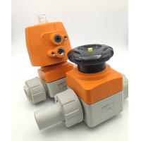 China Compact PVDF Plastic Diaphragm Valves Pneumatic Actuated PN 6 on sale