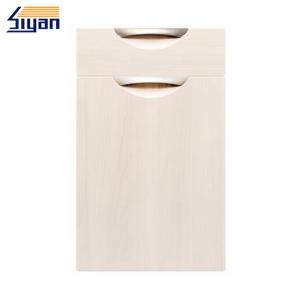 China MDF Flat Panel Style Modern Kitchen Cabinet Door Panel Front supplier