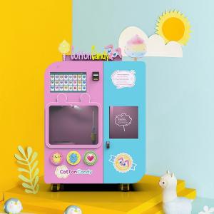 China Controle sem fio móvel do telefone da máquina de venda automática do algodão doce do robô do CE 700W supplier