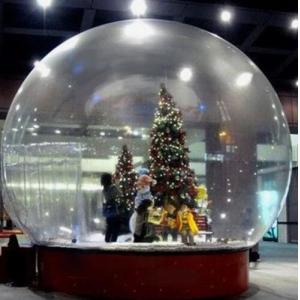 Snow Globe / Crystal Ball Inflatable Bubble Tent For Christmas Activities Inflatable Party Tent