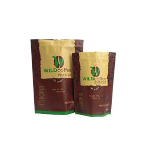 China Las bolsitas de té mates de encargo del café del final, papel de aluminio se levantan la bolsa con la cremallera wholesale