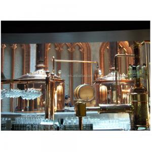 Professional Turnkey Copper Beer Brewing Equipment with Mash Tank and Lauter Tank