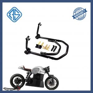 PVC Wheel Motorcycle Frame Stand Move Cart Firm Display Long Lever Handle