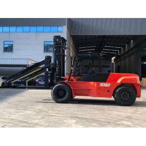 FD120 3000mm Mast Lifting 12000kgs Heavy Lift Forklift For Front Or Rear Wheel Steering