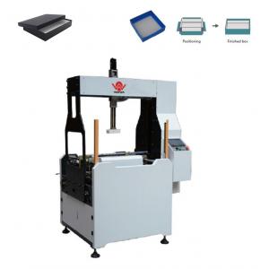 China Jewelry Box Forming Machine / Semiautomatic Box Wrapping Machine supplier