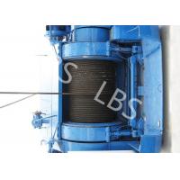 China Mining Underground Hydraulic Crane Winch High Strength Steel With Bule / Yellow Color on sale