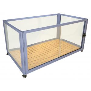 Removable Tray Sliding Door Metal Pet Cage With Mesh Panels Easy Assembly Small To Medium Pets