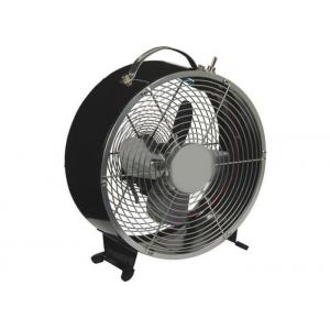 China Antique Retro Desk Fan Electric Metal Steel Floor Pedestal 2 Speed Adjustable supplier