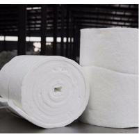 China Aluminium Silicate Refractory Ceramic Fiber Blanket Heat Resistant Insulation Wool 128kg/M3 Density For Boiler on sale