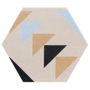 Geometric Figure Design Hexagon Ceramic Tiles Modern Style 200 X 230 MM