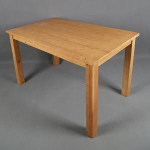 China Solid pine wood ding table 1.2m and 1.5m supplier