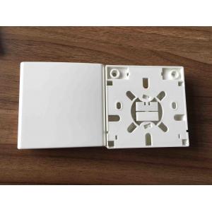 China SC 2 Ports Fiber Distribution Box Indoor Faceplate 86 Type For Networking supplier