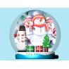 China Outdoor PVC Tarpaulin 3M Dia Inflatable Snow Globe For Advertising wholesale