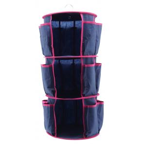 24 Pockets Soft Closet Organizer , Handbag Pocket Hanging Organizer