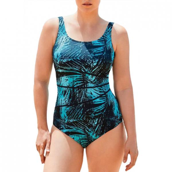 Amazon Hot Sale Body Shaper Printed One Piece Swim Suits Swim Wear Women