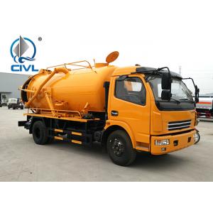China 4X2 10cbm Sewage Suction Truck Tank Volume 10m3 / 10000L 160hp Euro 2 Standard supplier