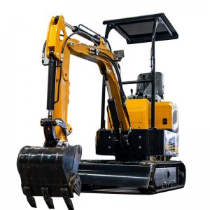 Hydraulic Transmission 1 Ton Mini Excavator Two Leg Proof With EPA Certification