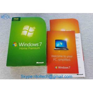 MS Windows 7 Home Premium System Builder OEM DVD 1 Pack 32 / 64 Bit Win 7 Upgrade