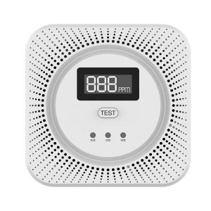 China 250MA Carbon Monoxide Alarm Combustible Gas Detector Voice Warning Battery Powered supplier