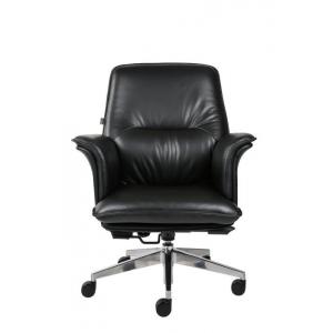 PU Leather Drafting Chair , DIOUS 0.29m3 Leather Swivel Office Chair