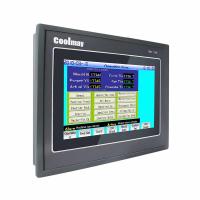 China Integrated 24V DC Coolmay HMI PLC All In One Rs232 Rs485 Port  Resistive IP65 Panel Integrated With PID Self Tuning PLC on sale