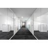 China 25mm Single Layer Glass Office Partition Wall - Tempered & Customizable wholesale